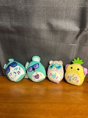 Squishmallow MAUI 2023 4" McDonalds Happy  lot of 4